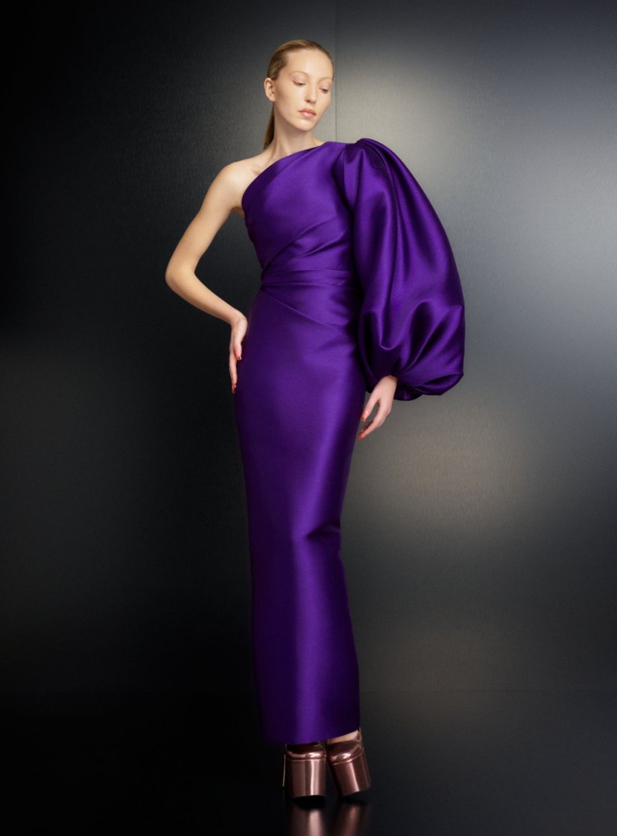 Best Solace London The Aurelia Maxi Dress In Amethyst