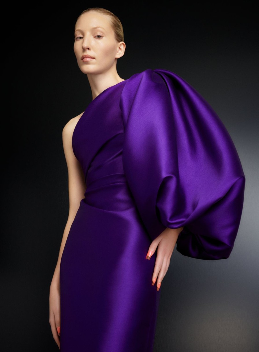 Best Solace London The Aurelia Maxi Dress In Amethyst