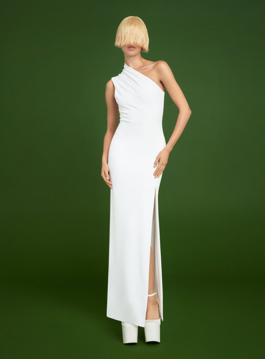 New Solace London The Averie Dress In Cream