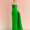 Best Solace London The Kinsley Maxi Dress In Bright Green