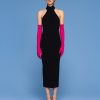 Best Solace London The Heloise Midi Dress In Black