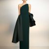 Clearance Solace London The Calla Maxi Dress In Emerald Green