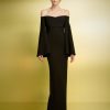 Hot Solace London The Eliana Maxi Dress In Black