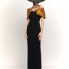 Best Solace London The Dakota Maxi Dress In Gold And Black