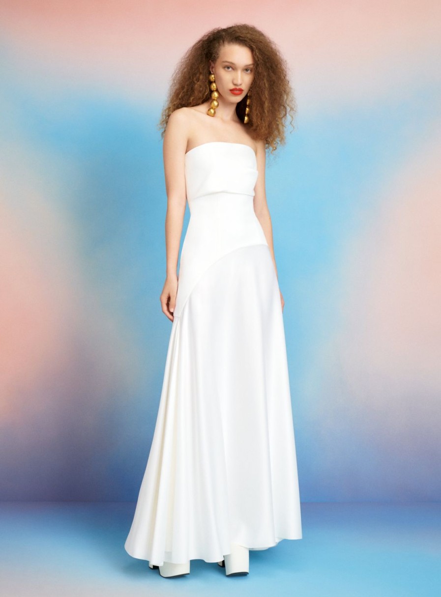 Best Solace London The Ava Maxi Dress In Cream