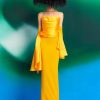 Wholesale Solace London The Darra Maxi Dress In Mustard