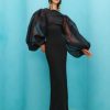 New Solace London In Ziya Maxi Dress In Black