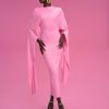 Best Solace London The Tilda Midi Dress In Bubblegum