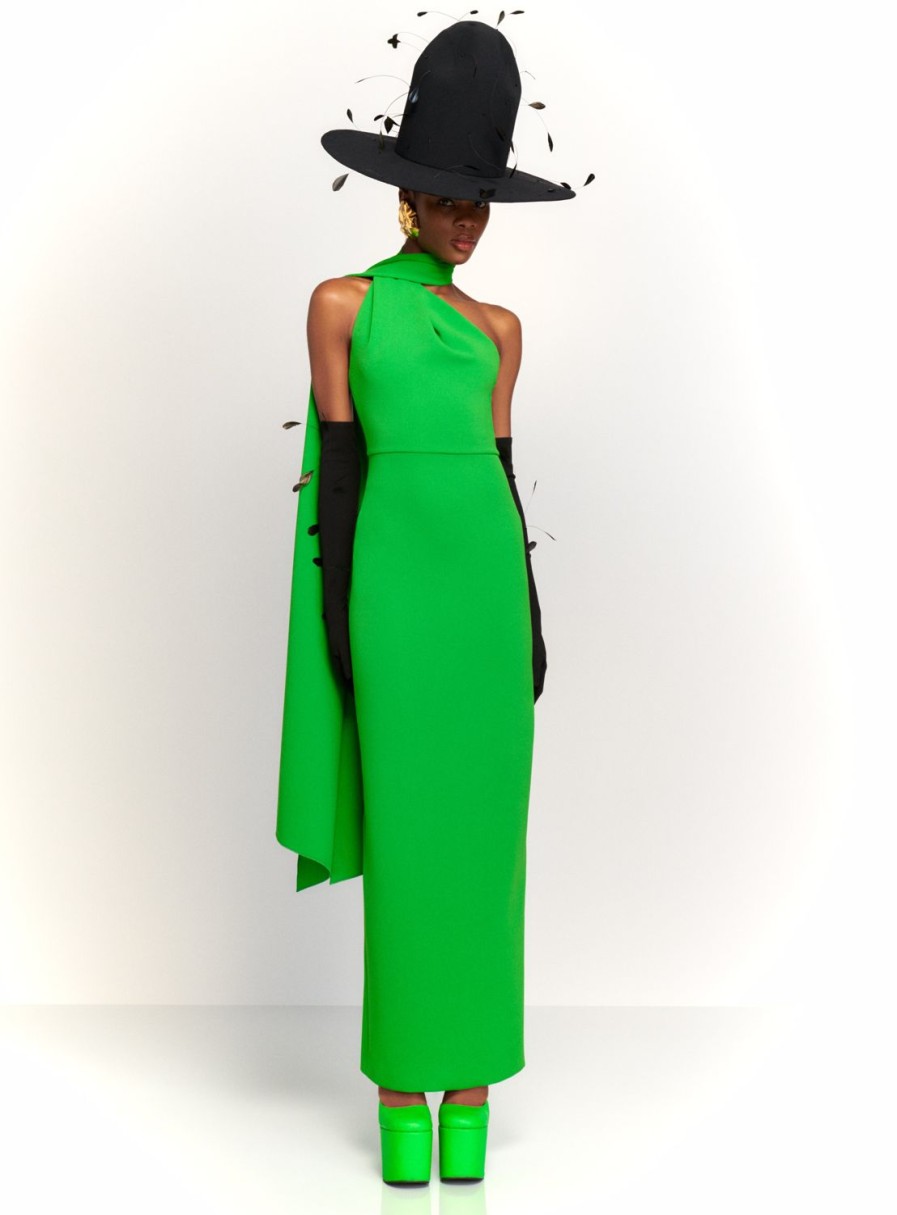 Wholesale Solace London The Demi Maxi Dress In Bright Green