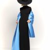 Wholesale Solace London The Lyana Maxi Dress In Black And Bluebell