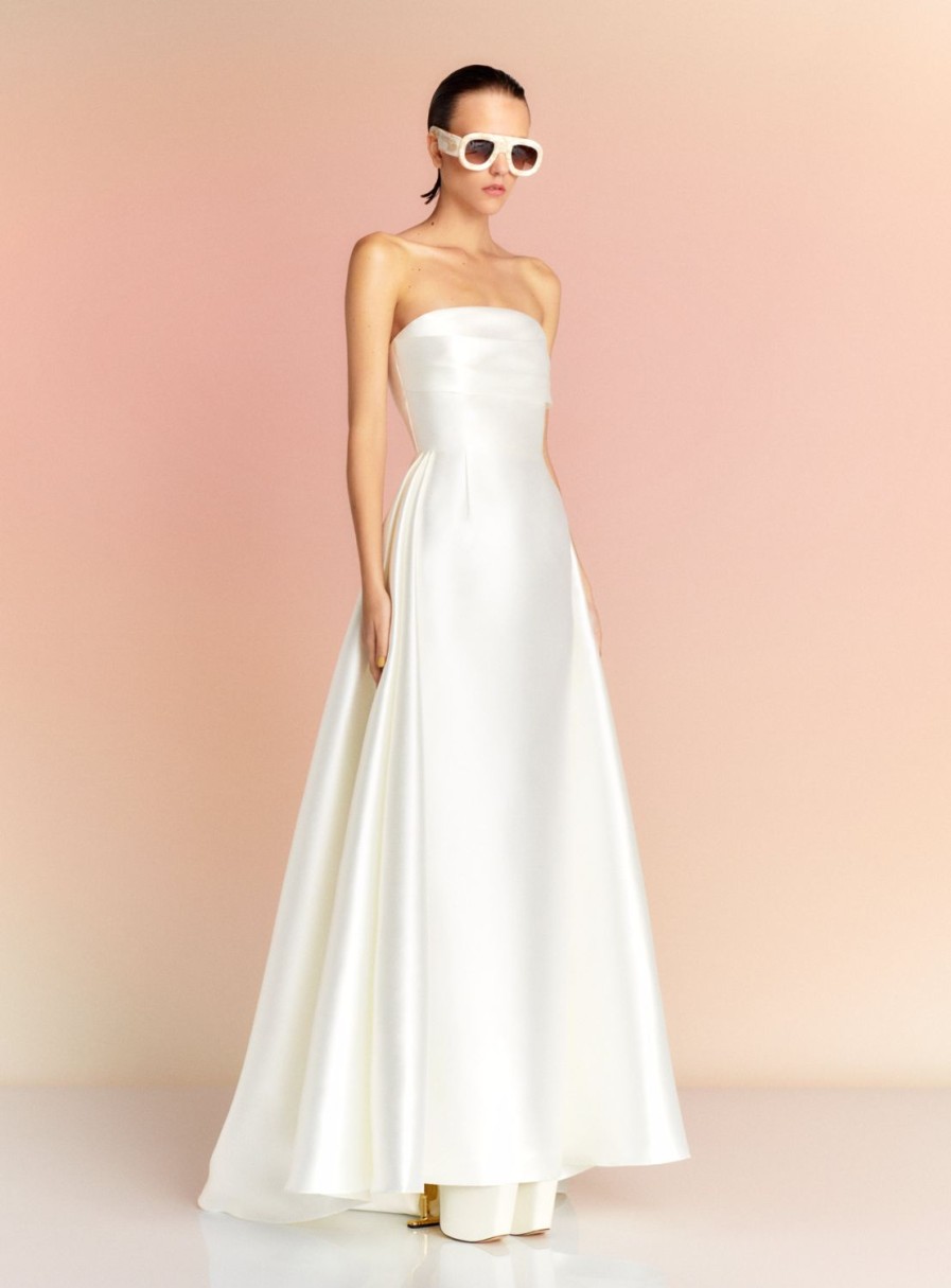 Clearance Solace London The Tiffany Maxi Dress In Cream