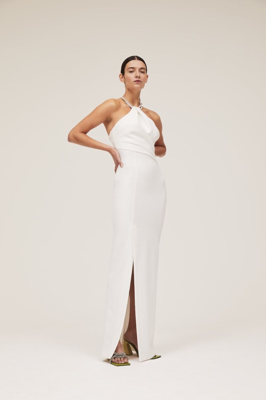 Online Solace London The Danette Dress In Cream