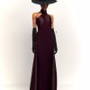 Clearance Solace London The Rumi Maxi Dress In Plum