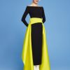 Wholesale Solace London The Livia Maxi Dress In Black & Citrus