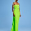 Clearance Solace London The Harlee Maxi Dress In Lime