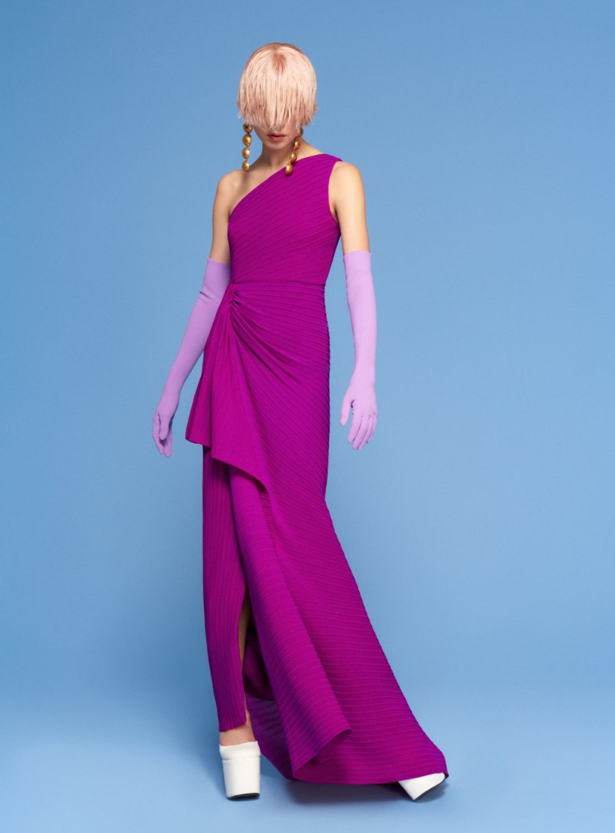 Hot Solace London The Dyas Maxi Dress In Purple