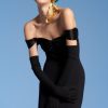 Best Solace London The Dahlia Midi Dress In Black