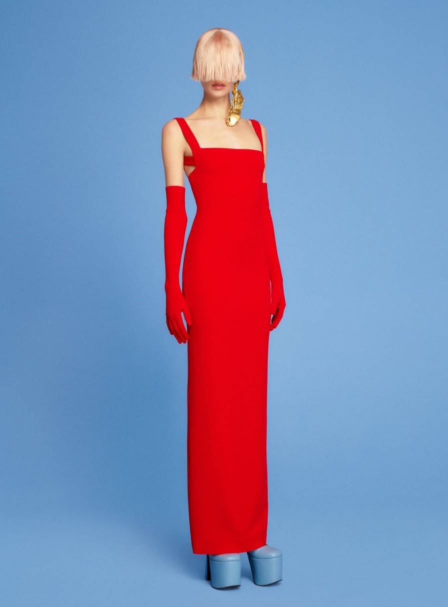 New Solace London The Joni Maxi Dress In Red