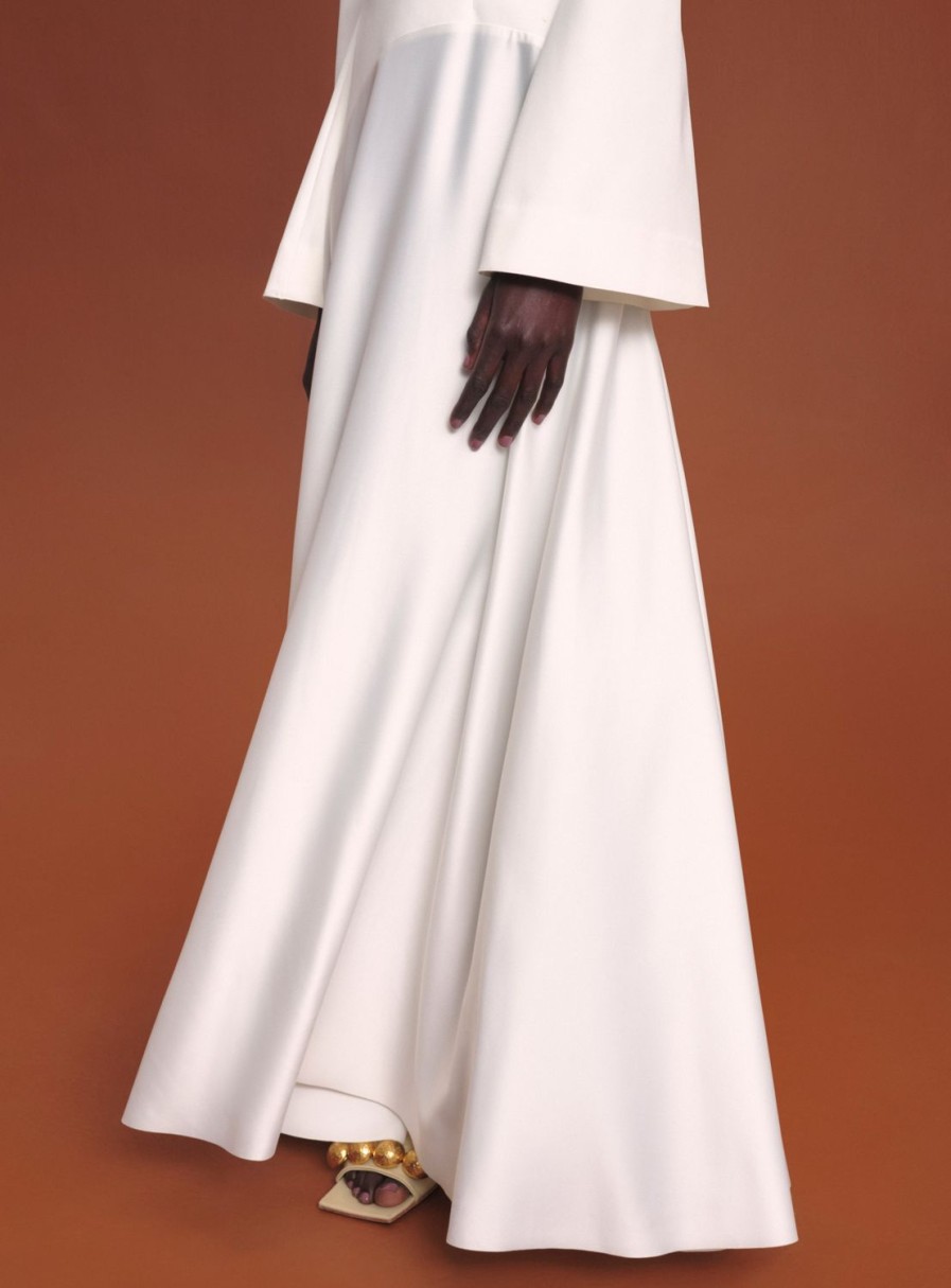 Online Solace London The Storm Maxi Dress In Cream