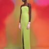 Wholesale Solace London The Bysha Maxi Dress In Chartreuse