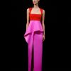 Online Solace London The Ally Maxi Dress In Royal Red & Pink