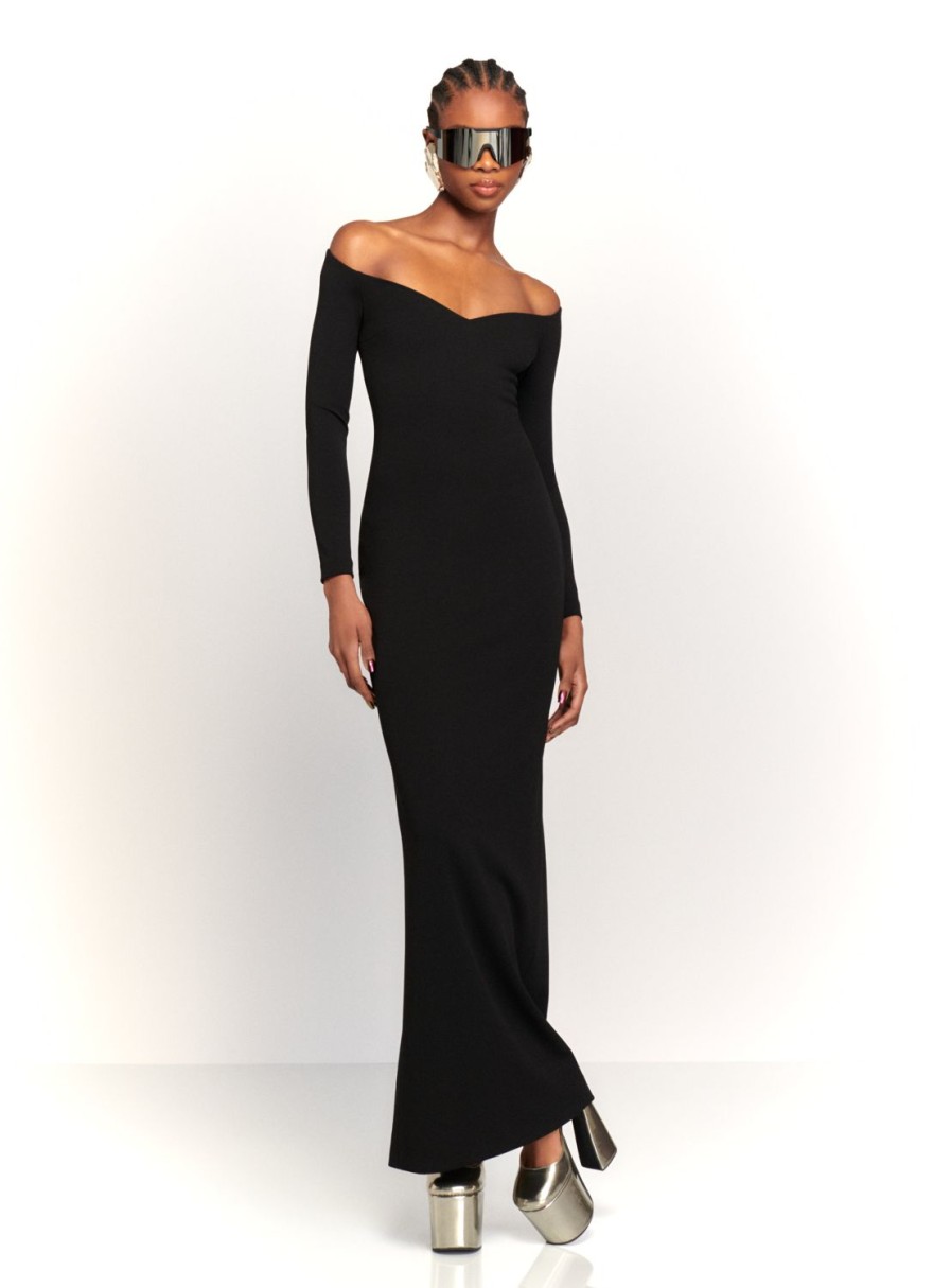 Wholesale Solace London The Tara Maxi Dress In Black