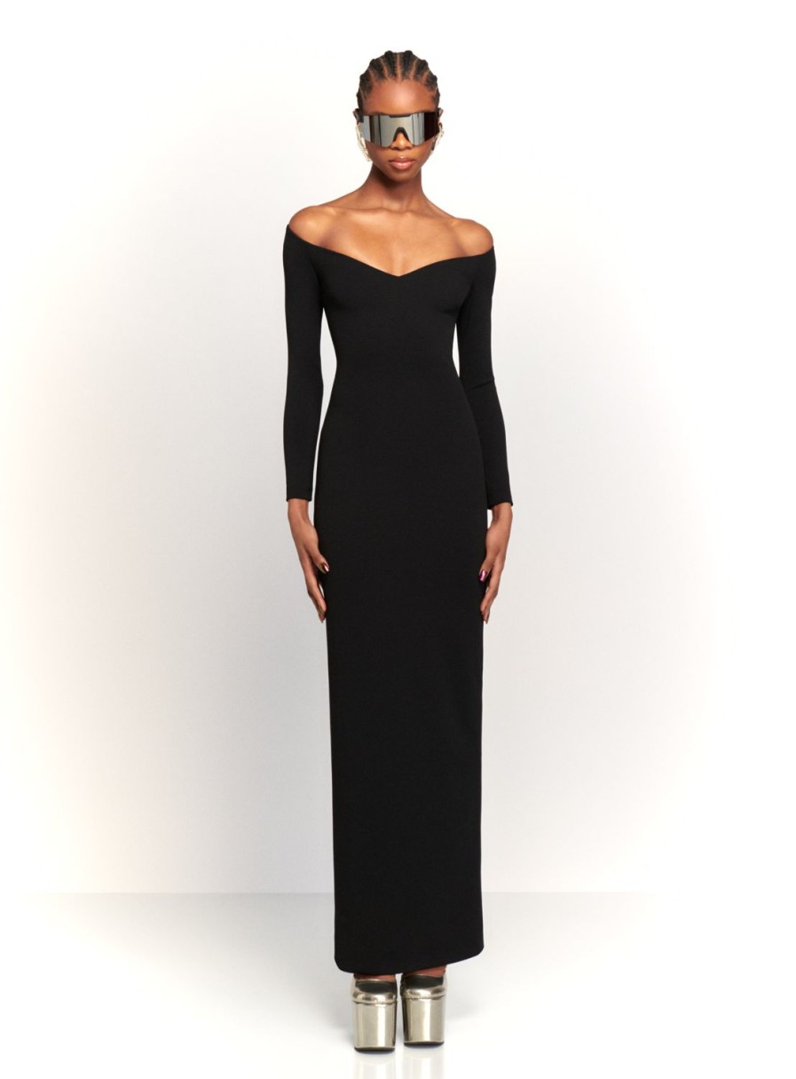 Wholesale Solace London The Tara Maxi Dress In Black