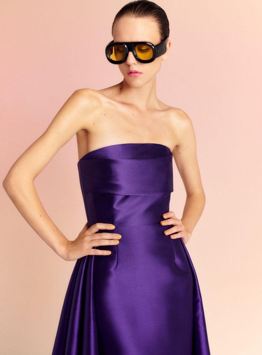 Best Solace London The Tiffany Maxi Dress In Amethyst