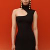 New Solace London The Yara Maxi Dress In Black